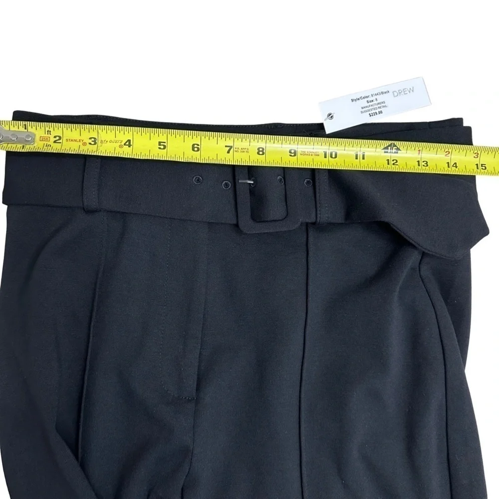 DREW Anthropologie High Waisted Pants Black Size 8 NEW WITH TAGS